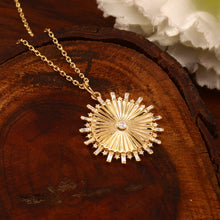 Load image into Gallery viewer, 0.40CT DIAMOND BAGUETTE 14K YELLOW GOLD PENDANT
