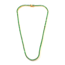 Load image into Gallery viewer, 18.20 CT EMERALD &amp; 14K YELLOW GOLD NECKLACE
