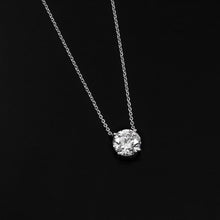 Load image into Gallery viewer, 1.00 CT LAB GROWN DIAMOND &amp; 14 K WHITE GOLD NECKLACE
