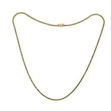 Load image into Gallery viewer, Black Diamond Tennis Necklace 14K Gold
