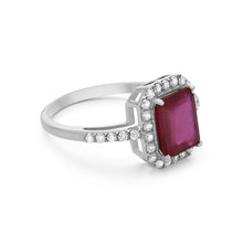Load image into Gallery viewer, 0.40Ct Diamond 2.70Ct Ruby Ring 14K Gold
