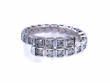 Load image into Gallery viewer, 1Ct Diamond Bezel set Flexible Wrap Ring 14K Gold
