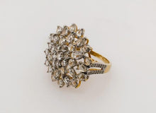 Load image into Gallery viewer, 2.4 ct diamond elegant 18K yellow gold cocktail Ring

