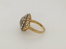 Load image into Gallery viewer, 2.6 ct Diamond cocktail ring 18K yellow gold

