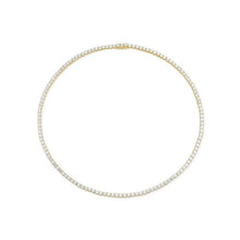 Load image into Gallery viewer, 4Ct Diamond 14K Gold Tennis Necklace
