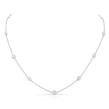 Load image into Gallery viewer, 0.55Ct. Tw. Diamond By the Yard 14K Gold Necklace

