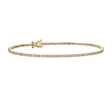 Load image into Gallery viewer, 1.00 Ct. Tw. Diamond Thin Tennis Bracelet 14k Gold
