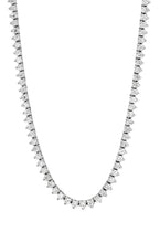 Load image into Gallery viewer, 5.35Ct Diamond Tennis Necklace Three Prong
