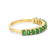 Load image into Gallery viewer, 1.72 Ct Oval shaped Emerald Ring 14K gold
