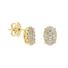 Load image into Gallery viewer, 0.25crt Diamond 14k Gold Earring
