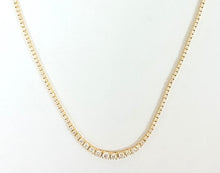 Load image into Gallery viewer, 5Ct Diamond 14K Yellow Gold Graduated Necklace
