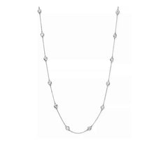 Load image into Gallery viewer, 0.45ct Diamond Stations Necklace 18&quot;
