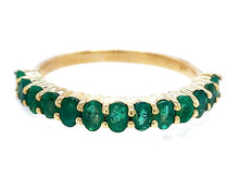 Load image into Gallery viewer, 1.72 Ct Oval shaped Emerald Ring 14K gold
