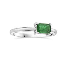 Load image into Gallery viewer, 0.57 Ct. Tw. Emerald Single-Stone 14K Gold Ring
