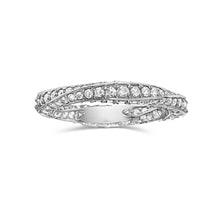 Load image into Gallery viewer, Spiral Set 2ct. t.w. Diamond 14K Gold Band Ring
